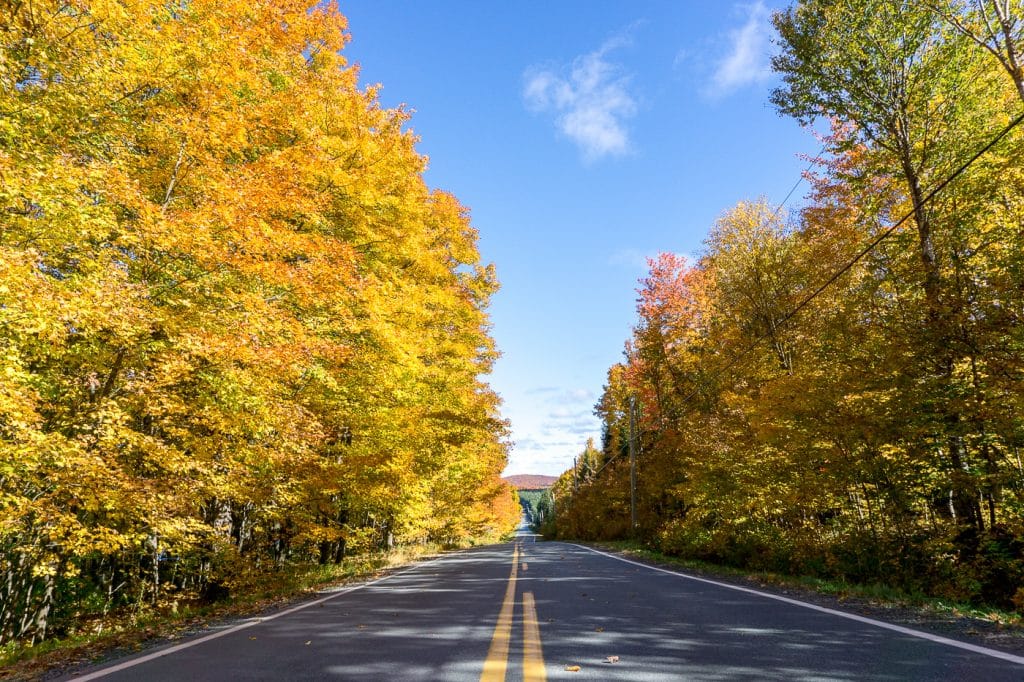 Fall road trip - Road in Centre-du-Québec, Canada