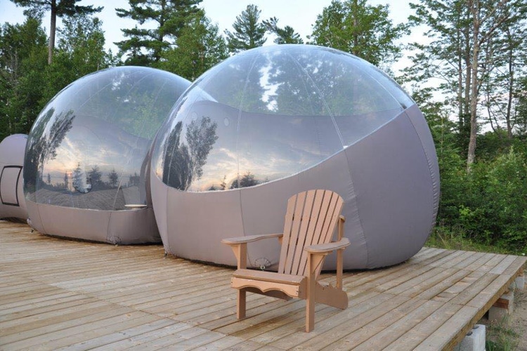 Spend the Night in a Bubble at Windigo Village