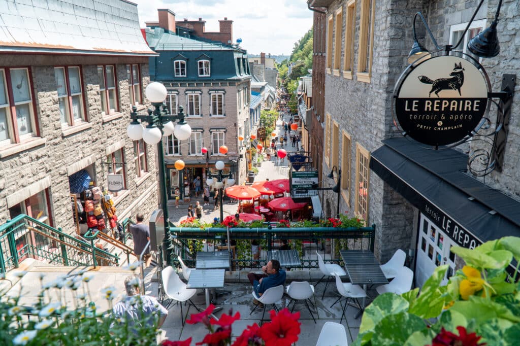 Stairs of Petit Champlain - What to See in Quebec City