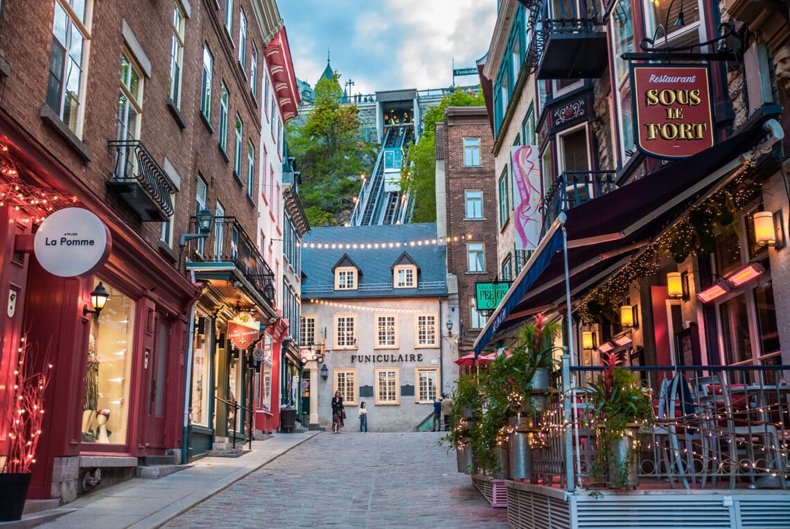 Petit-Champlain Funicular - in Quebec City - Mélanie Jean
