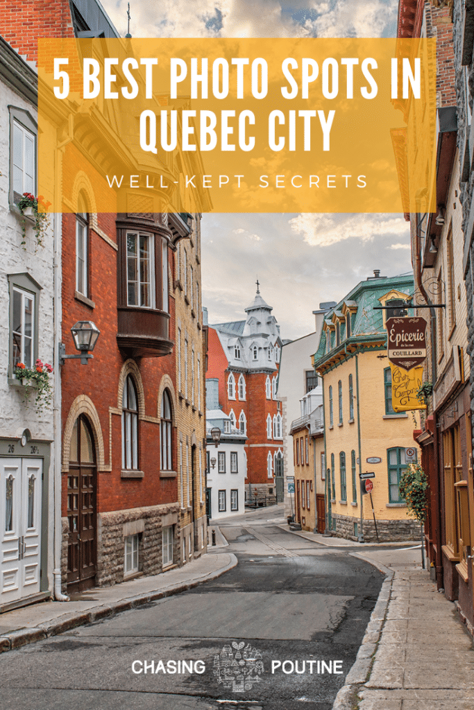 5 Best Photo Spots - in Quebec City - Pinterest