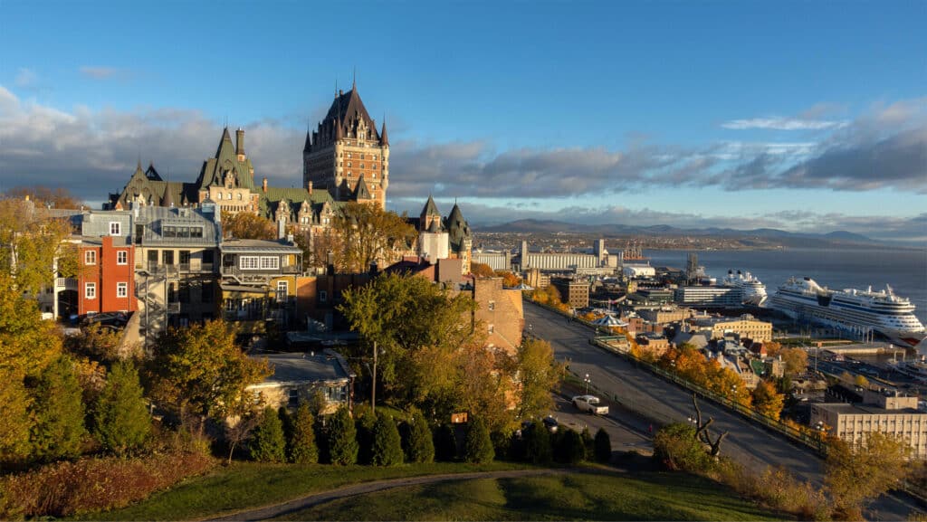 Chateau Frontenac - in Quebec City - Rich Martello - Unsplash