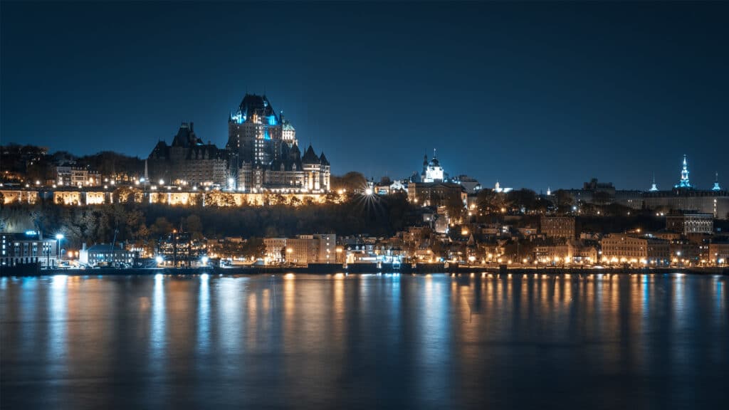 View of Quebec City - at Night - Regis Hari Bouchard - from Unsplash