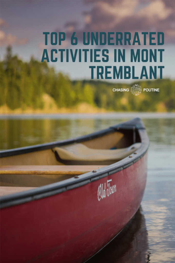 Canoe - in Mont Tremblant - Pinterest