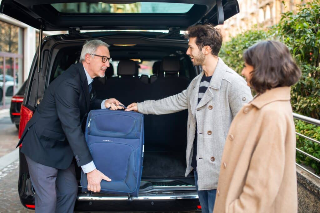 Private Driver - Stows Luggage in Trunk of Car - Minerva Studio - From Canva