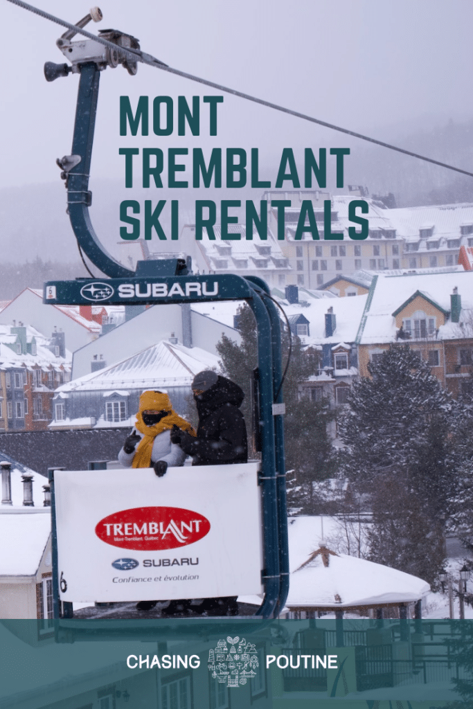 Ski Lift - in the Base of the Mountain - in Mont Tremblant