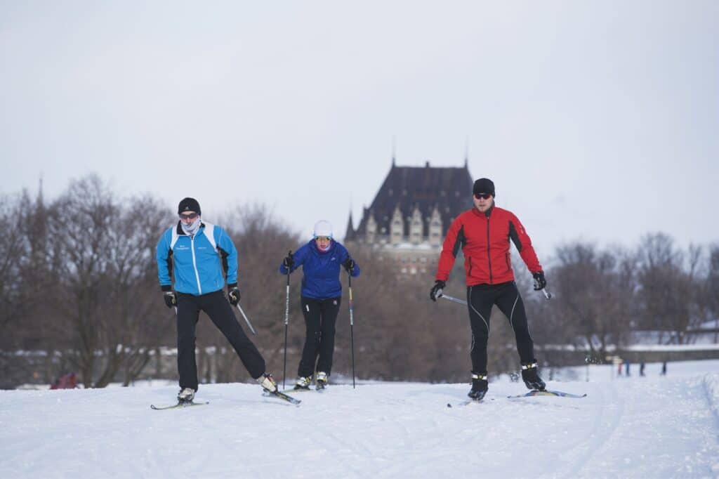 Cross-Country Skiing - Plains of Abraham - Quebec City - Francis Gagnon