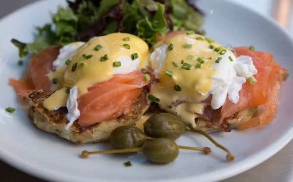 Eggs Benedict With Salmon - European Breakfast