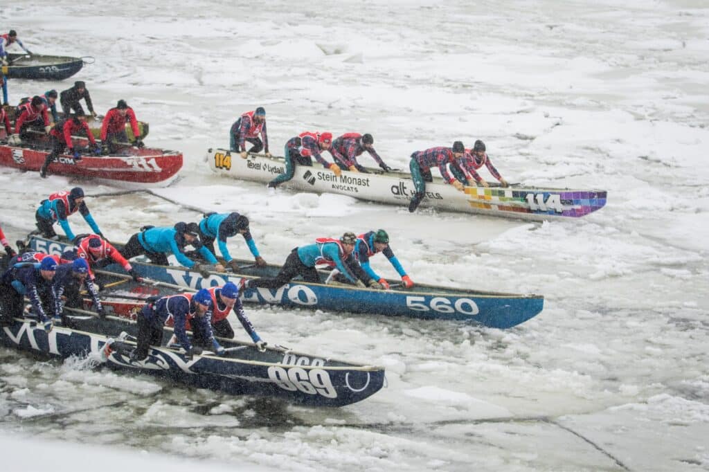 Ice Canoeing - Quebec City - Frederic Lavoie - Destination Quebec Cite