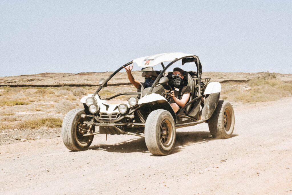 Dune Buggy in Mont Tremblant Chasing Poutine