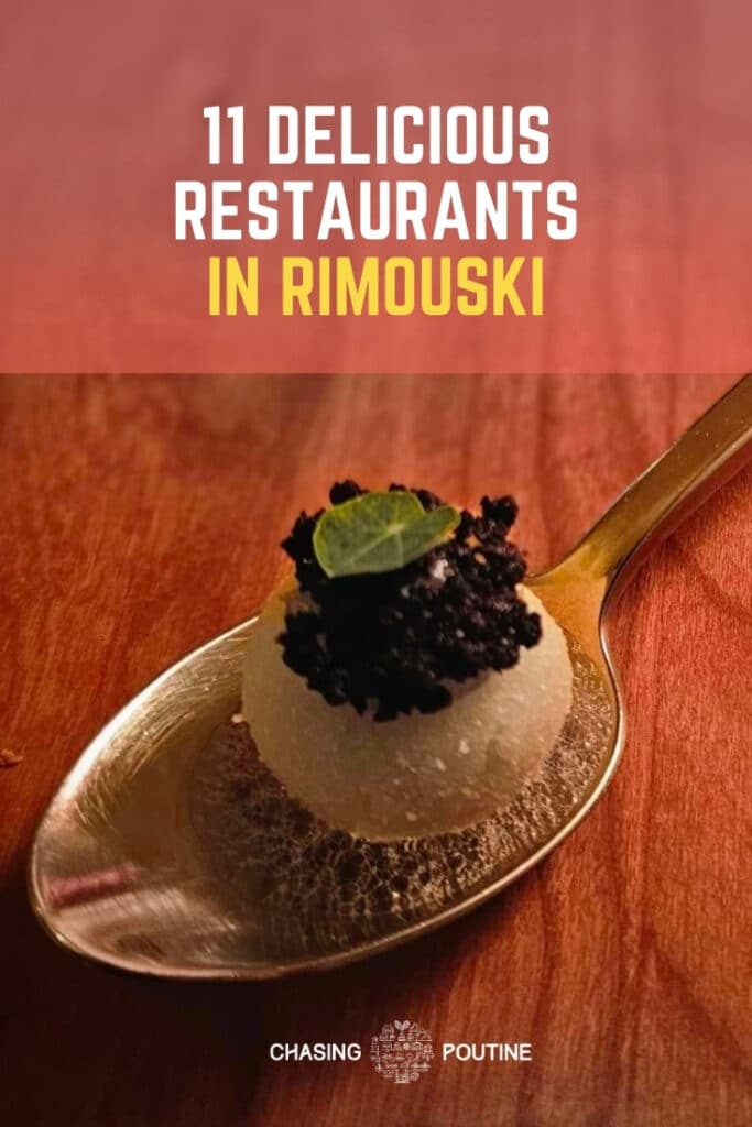 Pinterest - Caviar in a Spoon - Narval Restaurant - in Rimouski