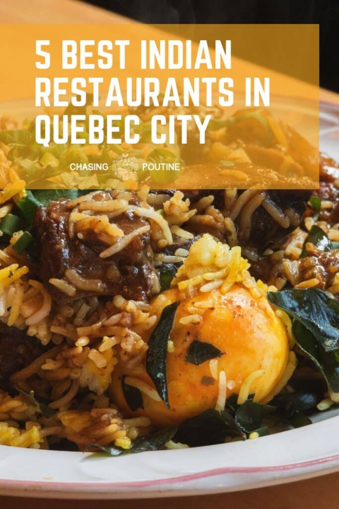Pinterest - Indian Restaurant - in Quebec City