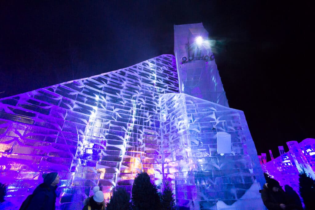 Ice Castle in Quebec City, Canada's festival