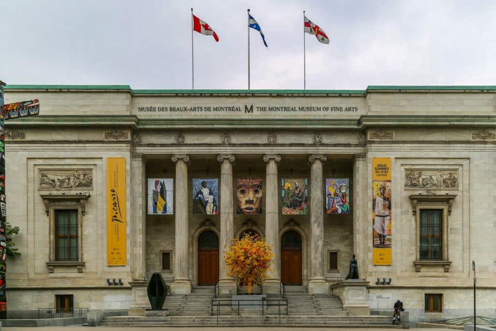 Facade of the Montreal Museum of Fine Arts - Slava Abramovitch - From Unsplash