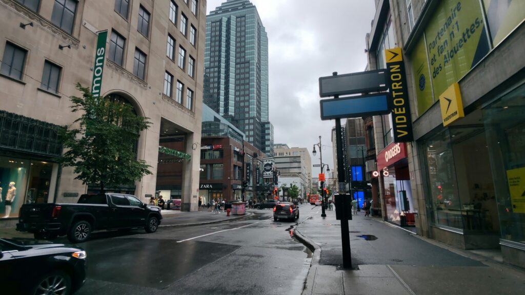 Sainte-Catherine Street - in Downtown Montreal - Zahra Ahmadi - From Unsplash