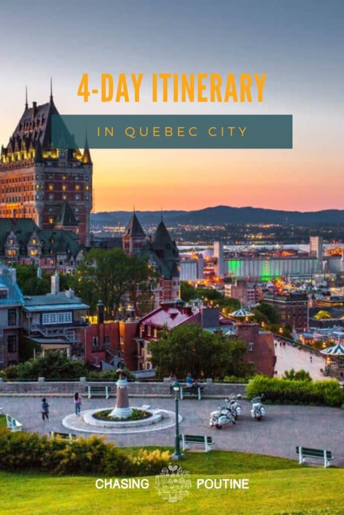 Chateau Frontenac - in Quebec City - View