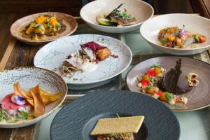 Several Dishes from the Discovery Menu - at Restaurant Antonyme - Daniel Gjula Lyonnais