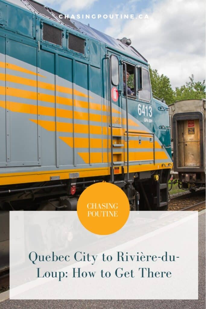 Train from Quebec City to Rivière-du-Loup - Pinterest