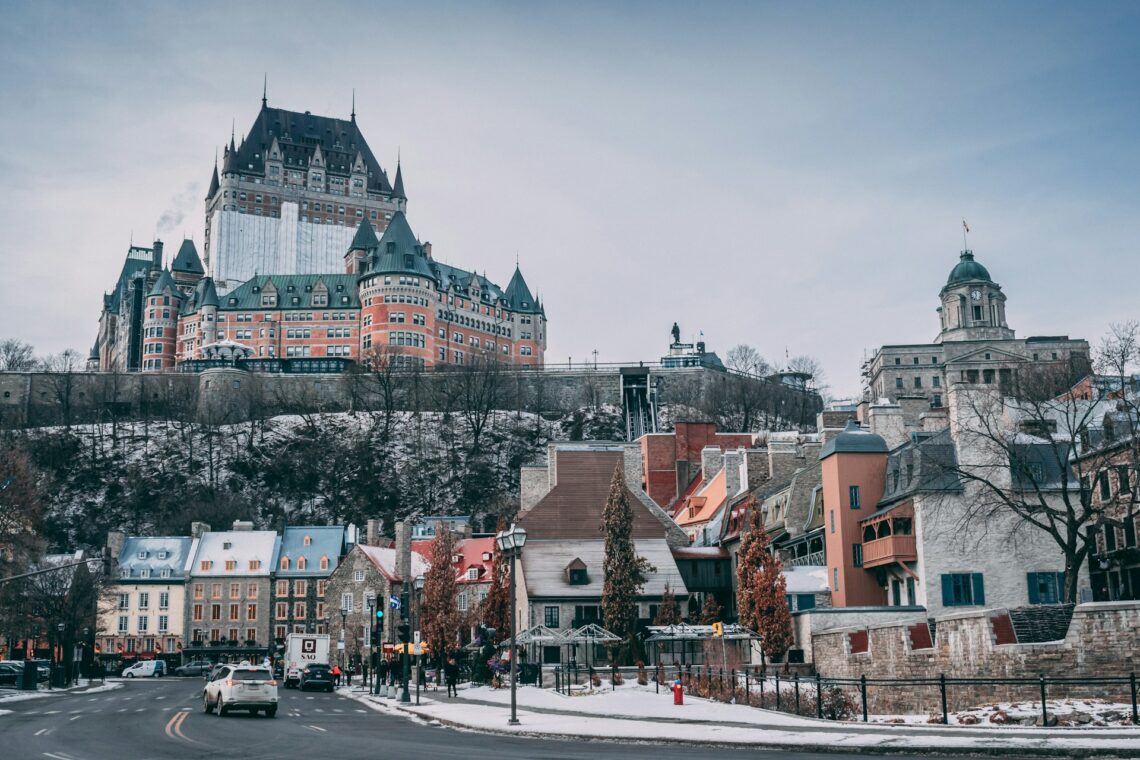 Old Quebec City - and the Chateau Frontenac in Winter - Timothee Geenens - From Unsplash