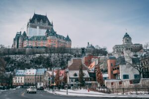 Old Quebec City - and the Chateau Frontenac in Winter - Timothee Geenens - From Unsplash