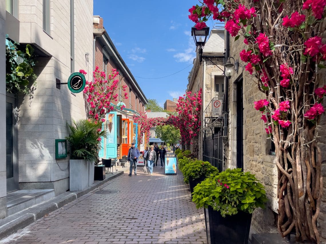 Alley in Old Montreal