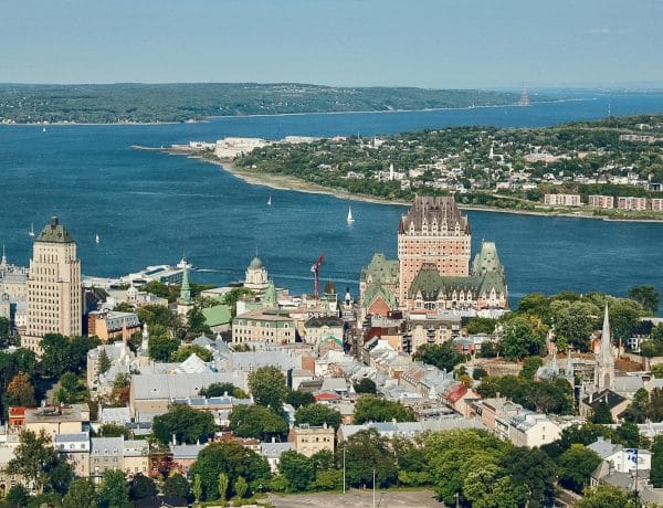 Aerial view of Quebec City - Tejas Shah from Unsplash