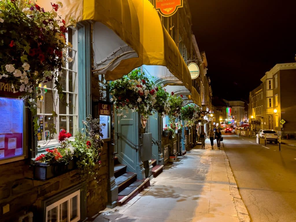 Café de Paris - Rue Saint-Louis street in Old Quebec City