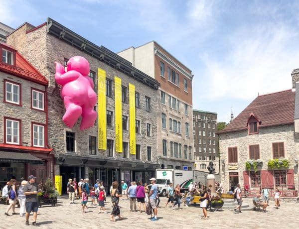 Place royale in summer - Petit-Champlain, Quebec City