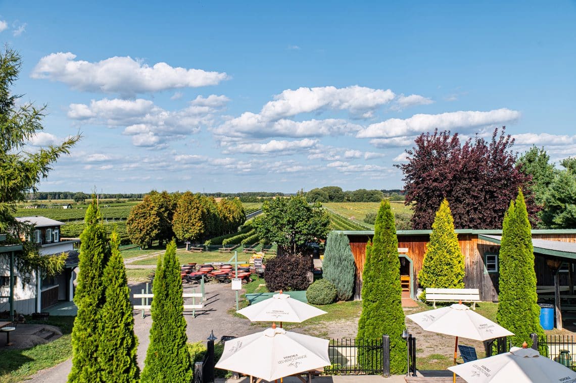 Aerial view of Vents d'Ange farm - Photo: Melanie Jean
