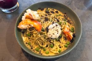 Pasta with lobster from Restaurant Eva