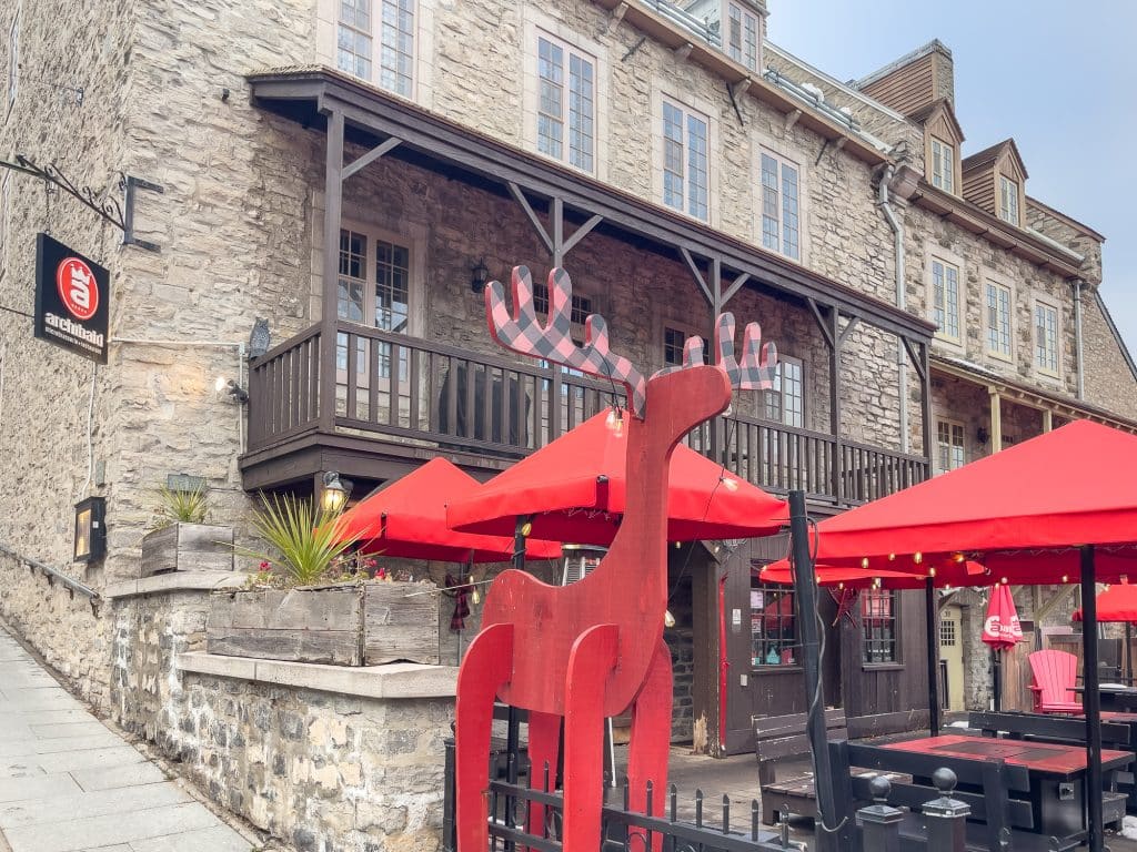 Archibald in Petit-Champlain in Quebec City
