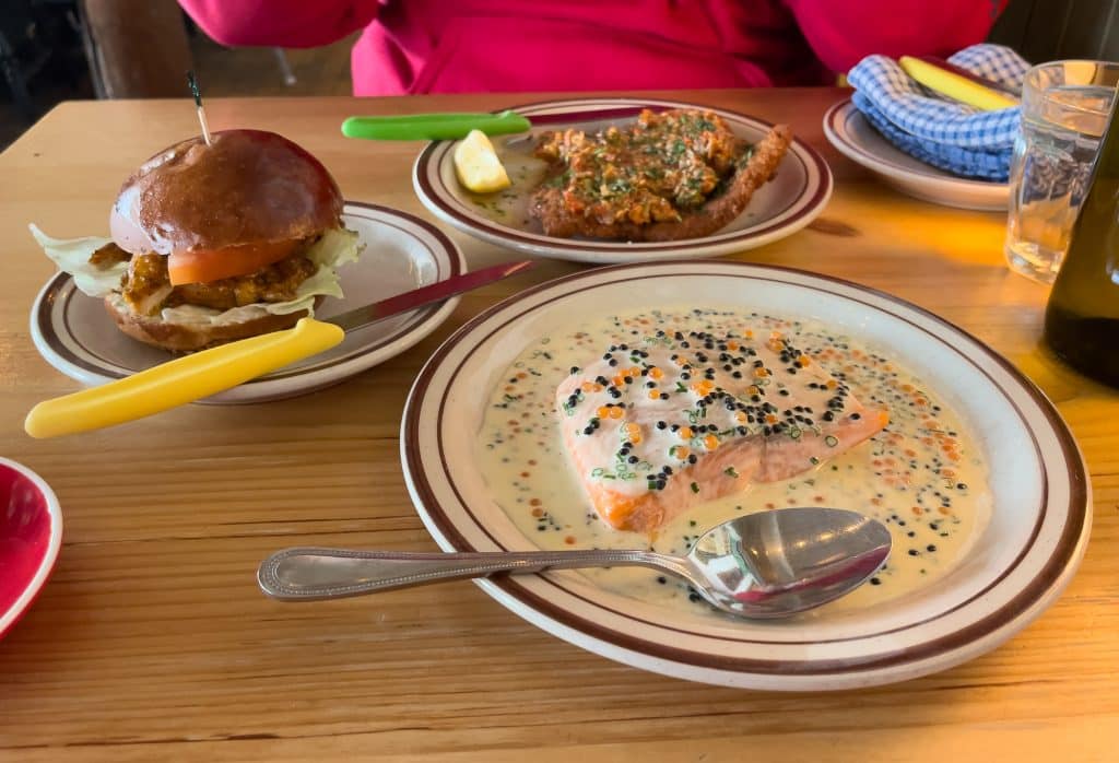 Fish burgers at McKiernan in Montreal