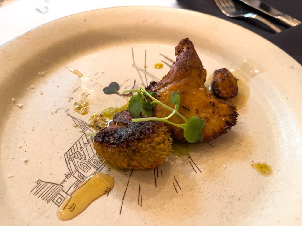 Lion's mane mushroom at La Buchette