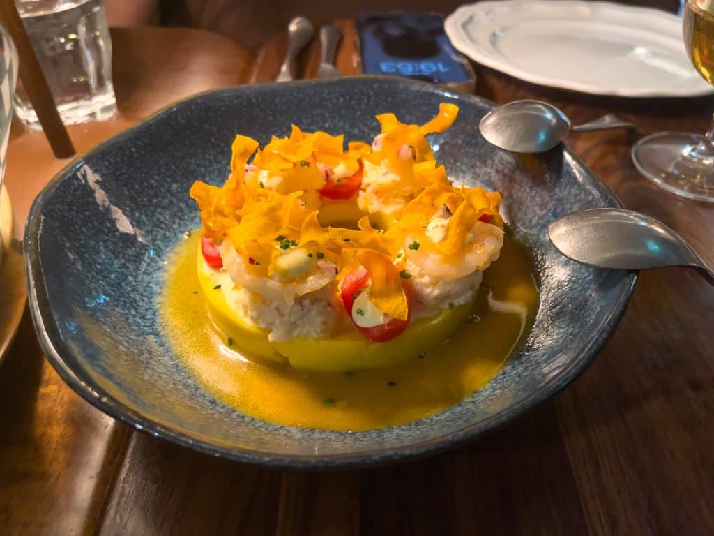 Purée at Capisco restaurant in Montreal