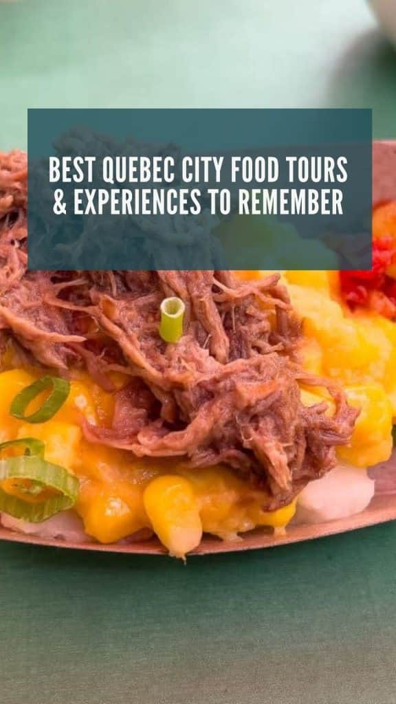 Quebec City - Food Tours