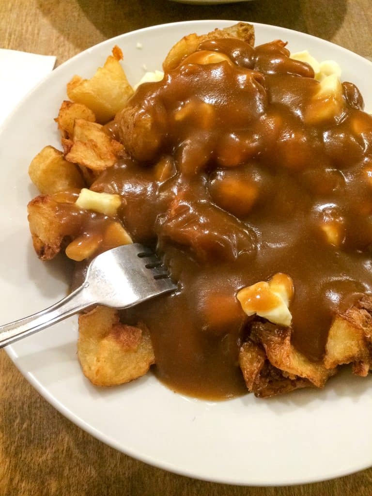 Poutineville smashed potato poutine in Montreal