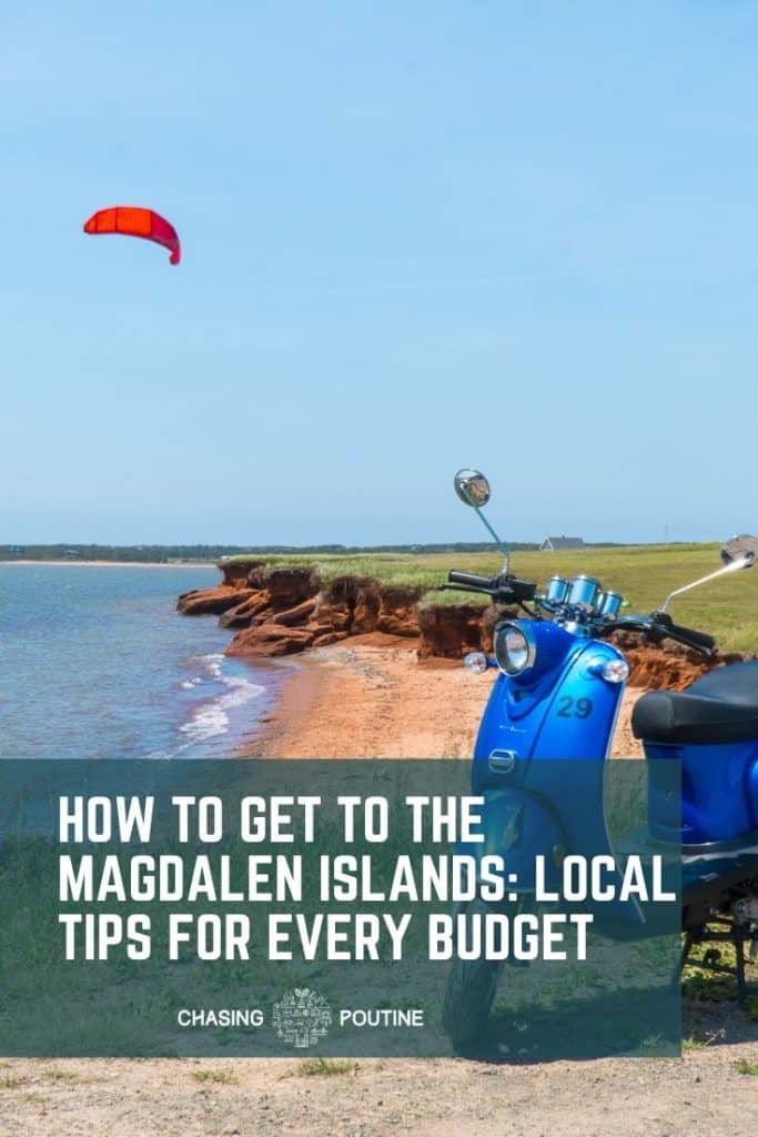Scooter near the Beach - in Magdalen Islands - Quebec
