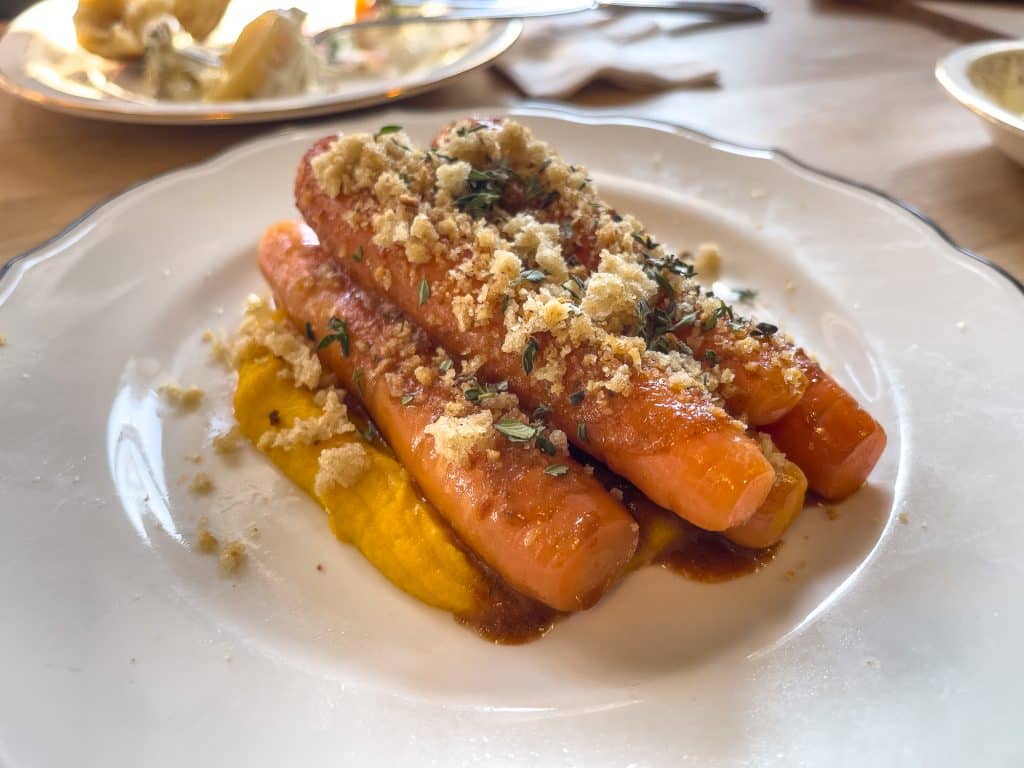 Carrots at Le Bicois