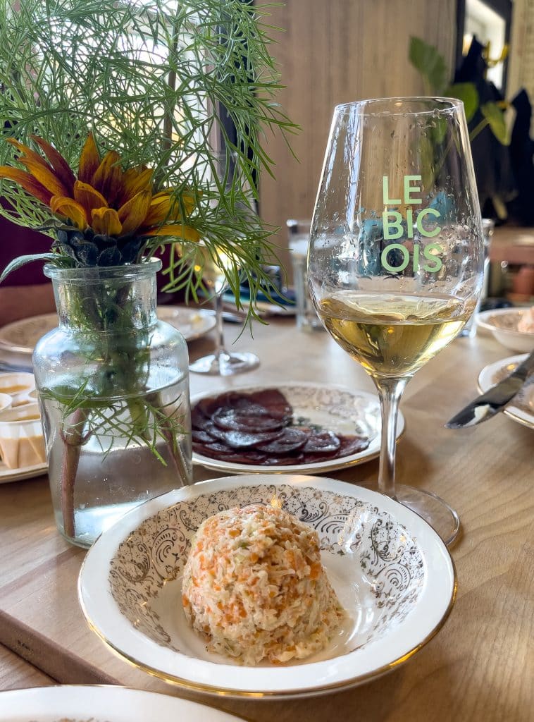 Coleslaw at Le Bicois